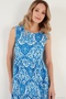 Patterned Sleeveless Midi Dress Women's Dress 5869007 - 3