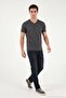 Cotton Regular Fit V-Neck t Shirt Men's t Shirt 5902719 - 2