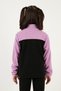Soft Textured Half Zipper Color Block Stand Collar Fleece Unisex Children's POLAR 5905004 - 5