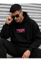 Men's Gray Hooded Back-Printed Sweatshirt Autumn Winter Season - 4