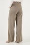 Regular Fit High Waist Straight Leg Pants with Scarf Belt Women's Pants 6923860 - 7