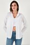 Cotton Regular Fit Pocket Shirt Women's Shirt Cf25S16992 - 6
