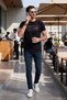 Cotton Slim Fit Crew Neck Printed t Shirt Men's t Shirt 541Higher