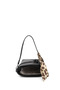 Women's Black Long Strap Shoulder Bag - 6