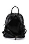 Women's Black Patent Leather Handbag and Backpack - 5