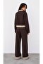 Moka Contrast Collar Lined Crop Jacket - 3
