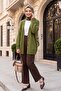 Buttoned Double Pocket Casual Knitwear Cardigan -F.Green - 4