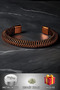 Men's Women's Copper Bracelet - Twisted Wrap Men's Women's Bracelet Bracelet