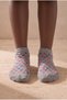Gemusterte Kinder-Step-Socken Grau - 2