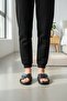 Women's Slippers Comfortable Daily Use Cross-Strapped Palermo-9 Black - 3