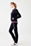 Zippered Women's Tracksuit Set - 2