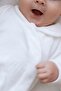 French Silk Velvet Extra Soft Baby Romper with Booties - 4