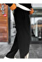 Black Waffle Fabric Basic Tracksuit Mrk-2871 - 7