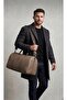 Travel Duffel Bag with Shoulder Strap Hand Luggage Mink Vegan Leather Cabin Size - 2