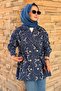 Mosaic Pattern Cotton Jacket - 2