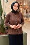 Floral Bead Embroidered Mercerized Cardigan - 2