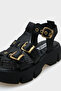 Cherry Thick Sole Ankle Strap Comfort Sole Women's Sandals - 2