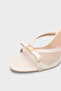 Robbi Pointed Toe Mesh Bowknot Medium Heeled Stylish Women's Slippers - 2