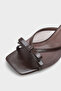 Midge Mid-Heeled Mesh Bow Women's Slippers - 5