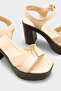 Sheilah Platform Cross-Strapped Ankle Strap Women's Sandals - 5