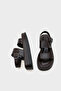 Marris Single Strap Wedge Heeled Comfort Women's Sandals - 5