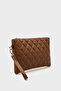 Paris Quilted Women's Tan Bag