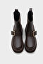 Gennie Round Toe Side Trak Sole Women's Boots - 6