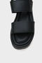 Diana Thick Double Strap Wedge Heeled Women's Flatform Sandals - 2