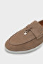 Genuine Leather Suede Men's Loafer Shoes - 4