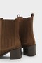 Ellynn Round Toe Side Elastic Women's Cowboy Boots - 5