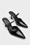 Moira Pointed Toe Mid-Heeled Women's Shoes with Back Strap