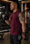 Cherry Sportsman Tank Top Cotton Fabric Crew Neck Men's Sleeveless Undershirt - 2