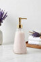 Selen Concept Fleur De Lis Model Gold Covered Handmade Glass Liquid Soap Dispenser - 2