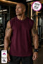 Cherry Sportsman Tank Top Cotton Fabric Crew Neck Men's Sleeveless Undershirt
