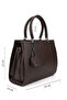 Women's Brown Long Strap Hand and Shoulder Bag - 2