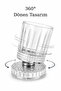 Selen Concept 360 °   Luxury Linea Model Handmade Glass Cup with Rotating Stand - 5