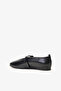 Vitus Black Leather Women's Ballerinas - 3