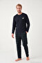 Cotton Regular Fit Crew Neck Plaid Pajama Set Men's Pajama Set 6574001 - 5