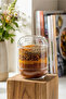 Duo Glass Storage Container Single Small Size 380 ml with Glass Lid (Sugar Bowl) - 2