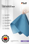 Veilchen Cam Microfiber Cloth Highly Absorbent Window Glass Drying Cloth 40X40 cm Blue - 3