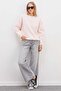 3 Yarn Basic Crew Neck Oversize Sweatshirt - 3