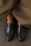 Loafer 2517 - Classic Leather Look Oval Toe Bitter Brown Waterway Women's Loafer - 2