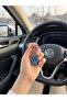 Volkswagen Blue Metal Keychain with Vw Logo Accessory Passat Jetta Golf Polo Tiguan - 3