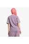 Dare to Relaxed Washed Women's Purple T-Shirt - 3