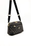 Smoked - Black Monogram Women's Crossbody Bag Sp1094 - 3