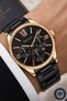 Men's Wristwatch with Calendar Steel Cord 3 Atm Water Resistant Wristband Gift Black Sdfer029 - 2