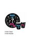 Gender Party Girl or Boy Themed 8-Piece Glass Plate Set 2 - 3