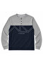 Men's Cotton Collared Buttoned Pajama Set with Pockets, Gift Bundle and Dowry Set in Gray - Navy Blue Color - 6