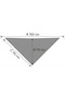Women's Yumoş Knitwear Stone Color Shawl Triangle Poncho 32026 - 4