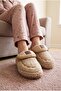 Women's Patterned Plush Non-Slip Lightweight Sole Furry Slippers House Slippers - 6
